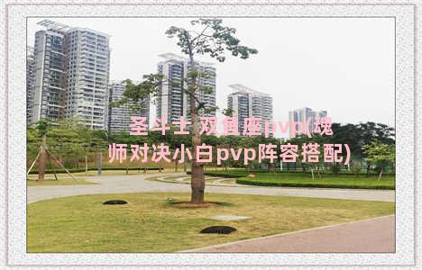 圣斗士 双鱼座pvp(魂师对决小白pvp阵容搭配)